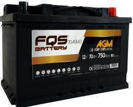FQS FQS70AGM0 - BATERíA AGM L3 12V 70AH 750A EN + D