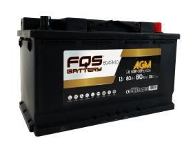 FQS FQS80AGM0 - BATERíA AGM L4 12V 80AH 810A EN + D