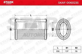 STARK AUTOMOTIVE SKAF0060235 - AIR FILTER