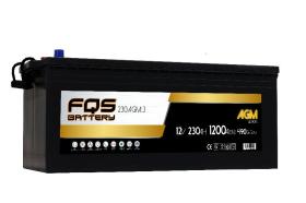 FQS FQS230AGM3 - BATERíA AGM C 12V 225AH 1350A EN + I