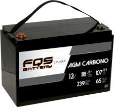 FQS FQS12115AGMC - BATERíA AGM CARBONO 12V 107AH C20 + I
