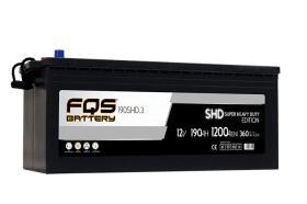 FQS FQS190SHD3 - BATERíA BLACK SHD B 12V 190AH 1200A EN + I