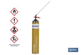 COFAN 15500101 - ESPUMA POLIURETANO 750ML 45L MANUAL