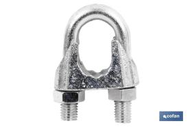 COFAN 18001001 - SUJETACABLES DIN-741 ZINCADO M-3-4