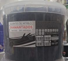 MUNDOGUANTE B2500XL - CUBO DE GUANTES DIAMANTADOS 250 UNIDADES TALLA XL