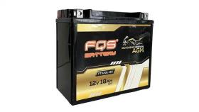 FQS FTX20L-BS - BATERIA MOTO AGM 12V 18AH 270A +D