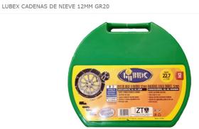  LUBEX 021356 - LUBEX CADENAS DE NIEVE 12MM GR20