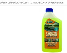  LUBEX 037302 - LUBEX LIMPIACRISTALES -10 ANTI-LLUVIA IMPERMEABLE
