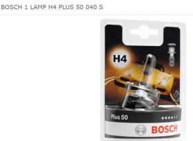  LUBEX 031239 - BOSCH 1 LAMP H4 PLUS 50 040 S