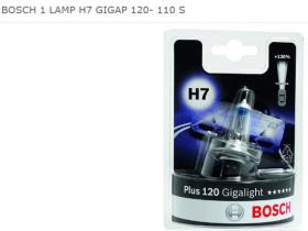  LUBEX 032349 - BOSCH 1 LAMP H7 GIGAP 120- 110 S