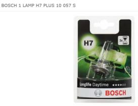  LUBEX 031240 - BOSCH 1 LAMP H7 PLUS 10 057 S