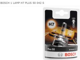  LUBEX 031241 - BOSCH 1 LAMP H7 PLUS 50 042 S