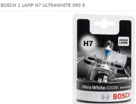  LUBEX 032351 - BOSCH 1 LAMP H7 ULTRAWHITE 090 S