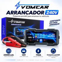 VOMCAR 240V - ARRANCADOR VOMCAR 12V 2000 MAH
