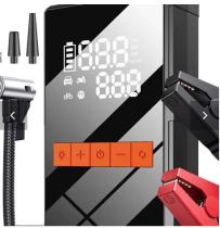 FAMILIA VARIO EAFC3 - 1200A, ARRANCADOR DE BATERÍA DE COCHE+INFLADOR 150PSI