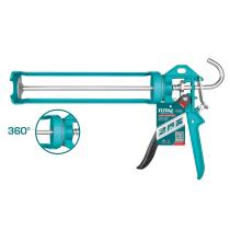 TOTAL HERRAMIENTAS 40454 - Aplicador de silicona de 230 mm. Mango de aluminio.