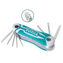 TOTAL HERRAMIENTAS 40522 - JUEGO LLAVES TORX NAVAJA