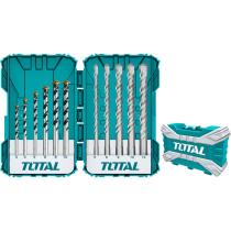 TOTAL HERRAMIENTAS 40153 - JUEGO 11 BROCAS PARED SDS PLUS MOD.TACSDL31101