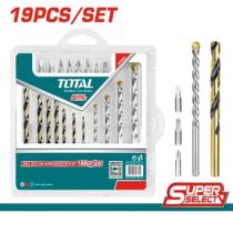 TOTAL HERRAMIENTAS 40142 - JUEGO 19 BROCAS METAL MOD.TACSD0195