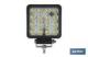 COFAN 199081 - FARO TRABAJO 16 LED 3360LM 6000K 48W, IP67 (10-30V)